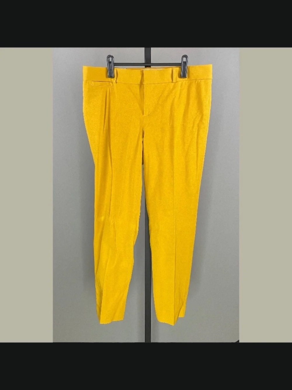 NEW Banana Republic Pants Womens 10 golden yellow straight leg sloan preppy